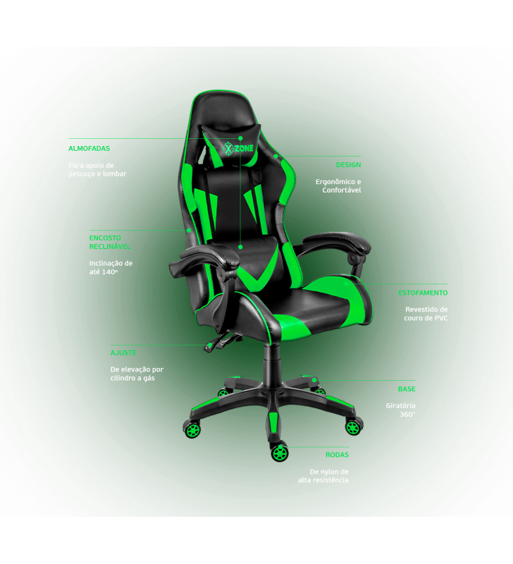 CADEIRA GAMER XZONE CGR-01 PREMIUM